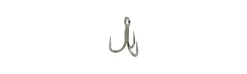 Anzuelos Mustad Jaw Lok in Line Treble 5X Strong Titan Steel 5 Unidades