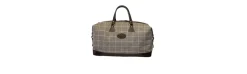 Bolsa de Viaje Pasión Morena Tweed Piel