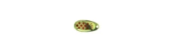 Cucharillas Dotty con anzuelo simple Oro-Rojo (6 Uds)