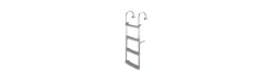 Escalera Plegable Inox 180º