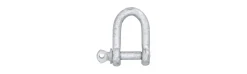 Grillete Recto Galvanizado