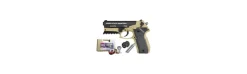 Pistola de Balines Gamo PT80 Dessert Attack + Balines + Botella de CO2