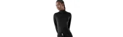 Sudadera Equiline de Segunda Piel con Media Cremallera y Strass Mujer